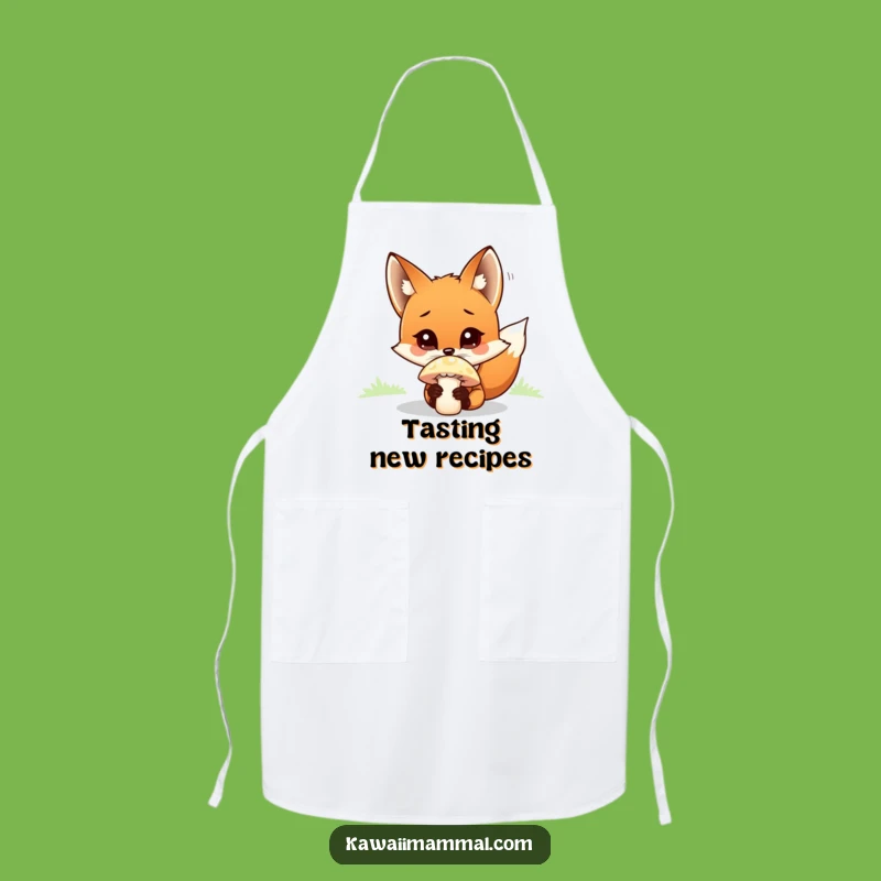 Funny Curious Fox Apron: Cook with Wonder and Woodland Whimsy