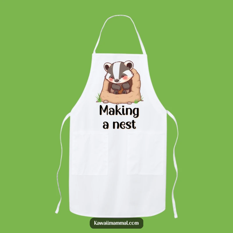 Funny Badger Burrow Apron: Hilarious Kitchen Wear for the Determined Home Chef