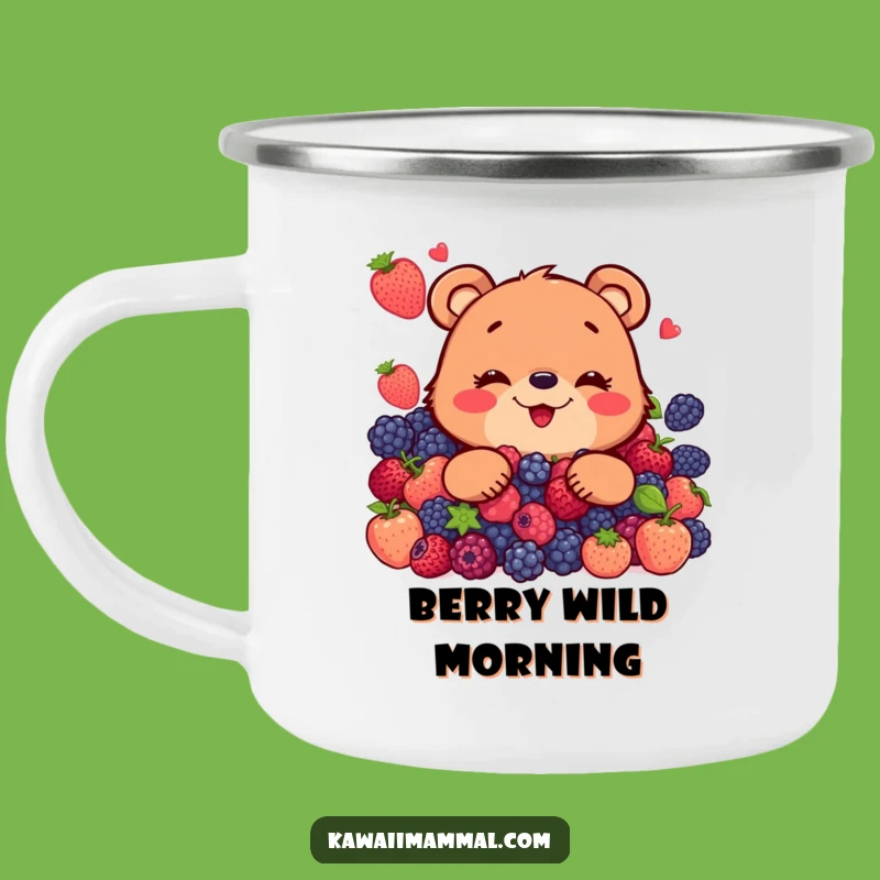 Funny Bear Berry Campfire Mug: Hilarious Outdoor Gear for Adventurous Sipping