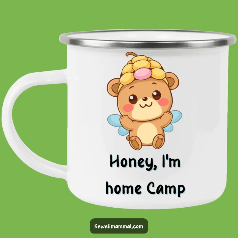 Funny Bear Beehive Camping Mug: Trail-Ready Humor With This Bear Design, Great Outdoors Funny Gift