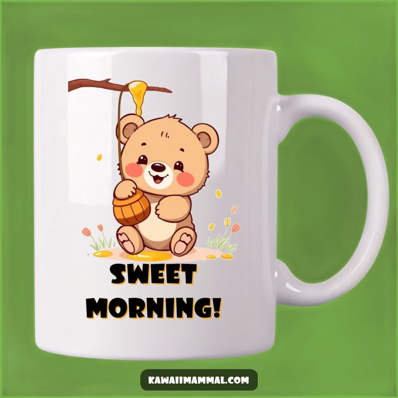 Funny Kawaii Bear Honey Mug: Sweet Moments of Playful Joy