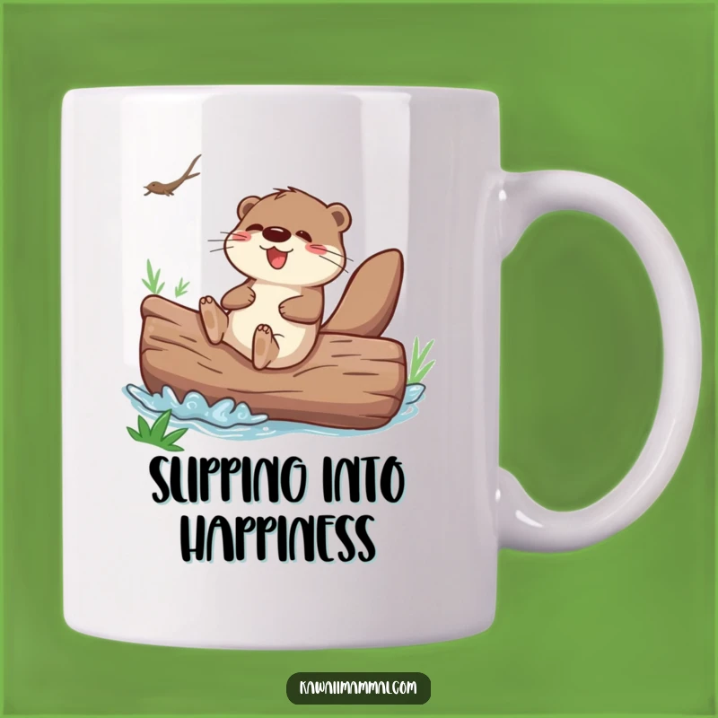 Funny Otter Sliding Mug: Embrace Fun with This Joyful Gift