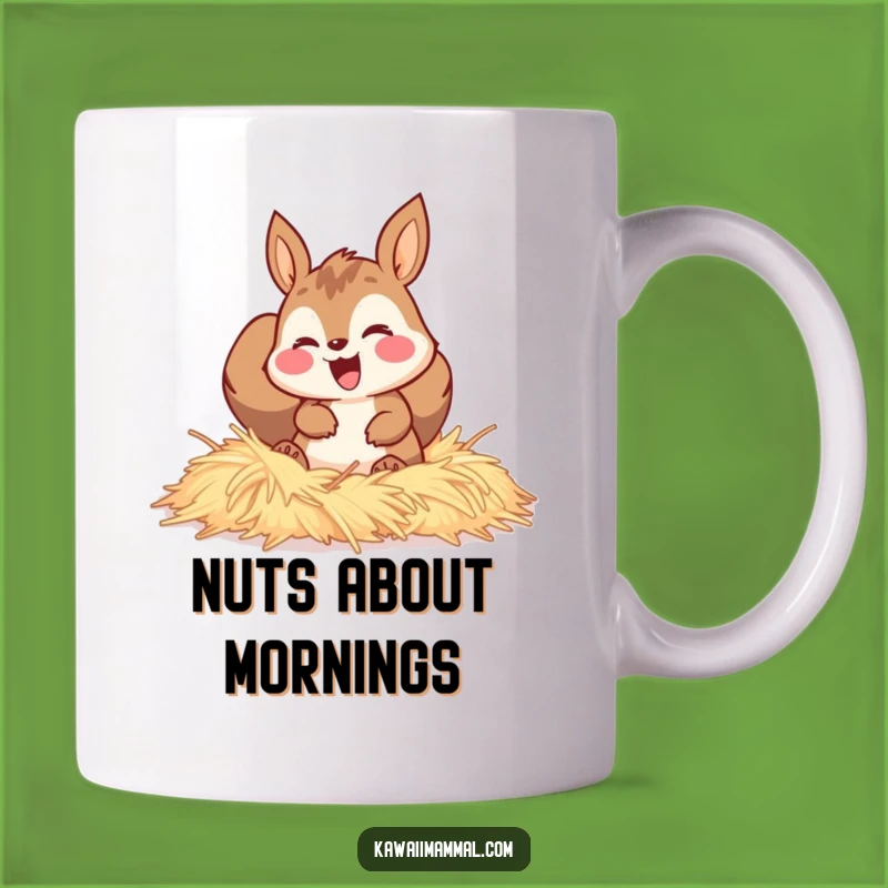 Funny Squirrel Hay Burrow Mug: A cozy gift for nature lovers and hoarders!