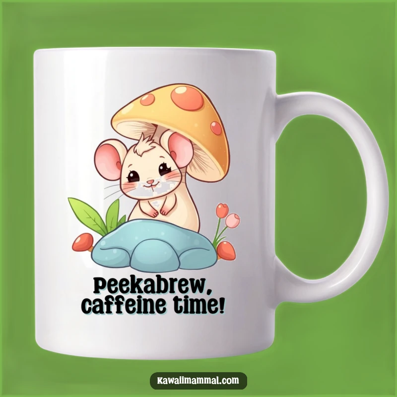 Funny Mouse Mushroom Mug: Giggling Surprise Gift for Whimsical Coffee Lovers