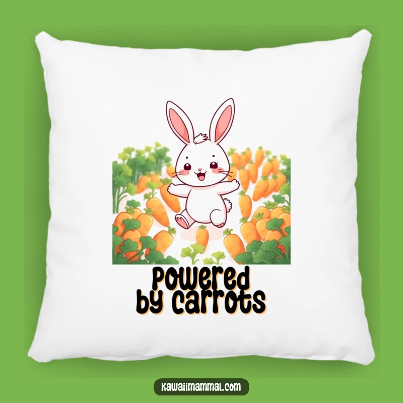 Funny Glowing Carrot Rabbit Pillow: Cozy Cheerful Comfort for Any Room