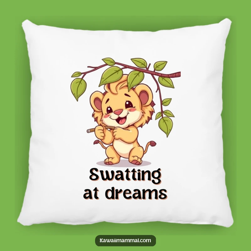 Funny Lion Cub Pillow, Cozy Accent, Ideal Cute & Humorous Gift