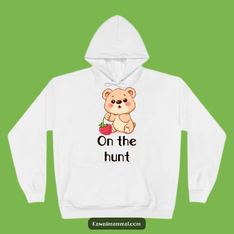 Funny Bear Cub Berry Hoodie: Cozy Determined Cub Wear for a Hilarious Gift