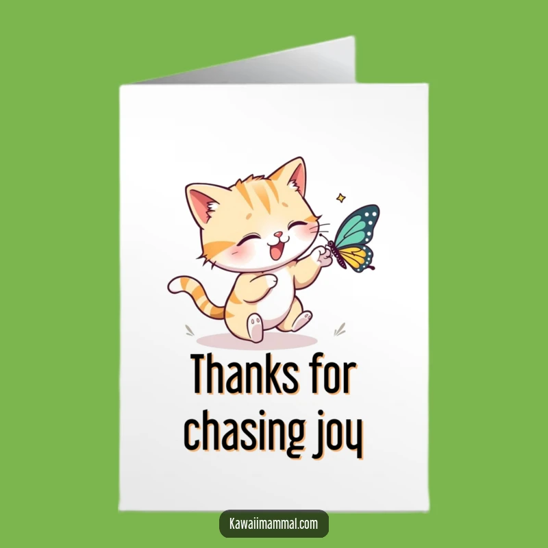 Free Printable Thank You Card: Amusing Cat Expressing Thanks, Downloadable Gift!