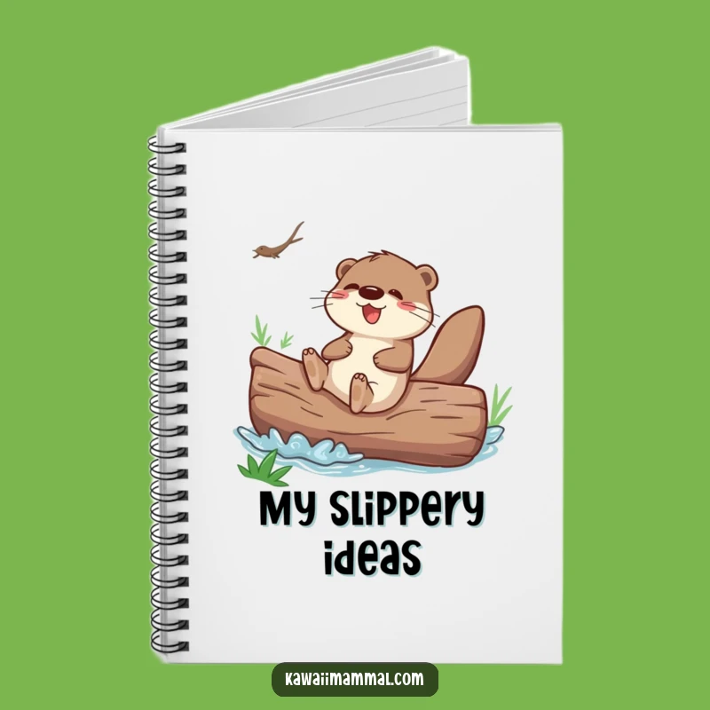 Funny Otter Sliding Notebook: Record Your Adventures