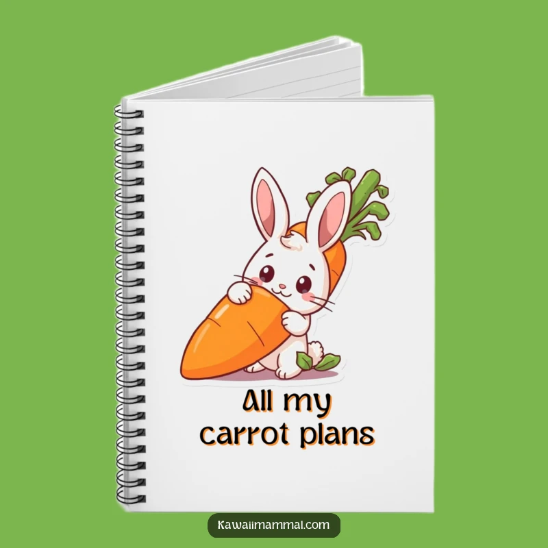Funny Rabbit Carrot Notebook: Jot Down Your Best Ideas