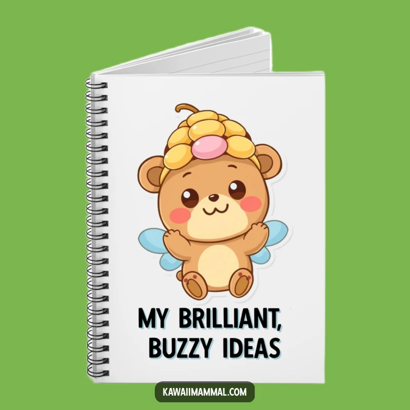 Funny Bear Beehive Notebook: Jot Down Ideas With This Cute Bear, Perfect Funny Journal Gift