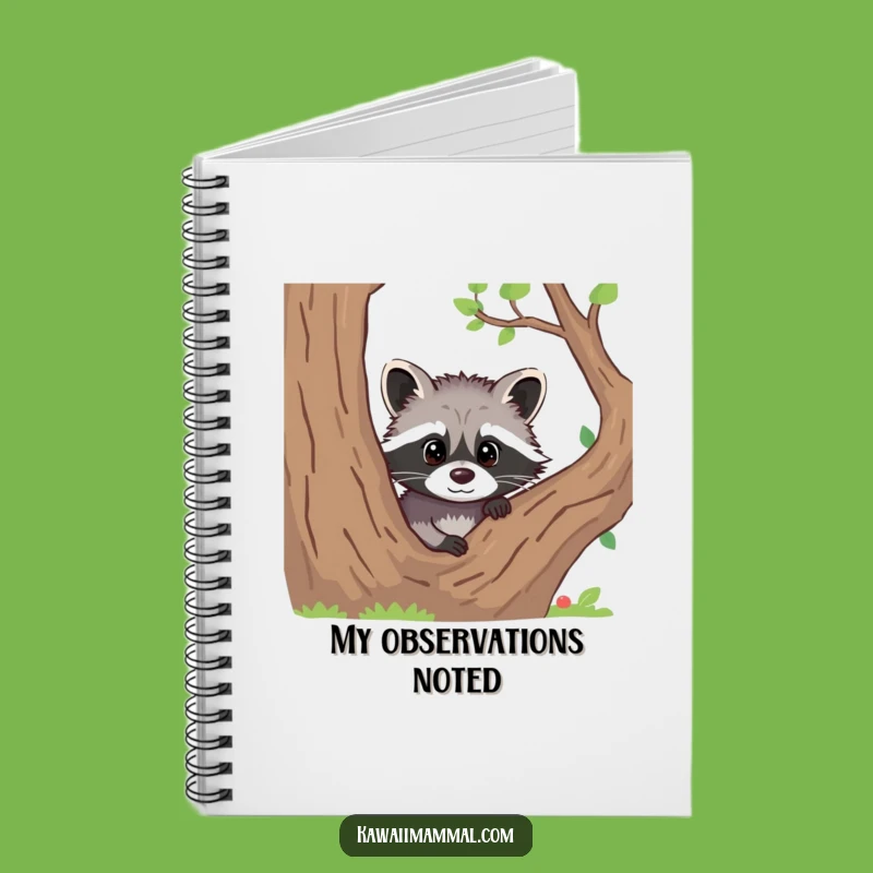 Funny Raccoon Peeking Notebook: Capture Your Curious Ideas with Mischievous Style