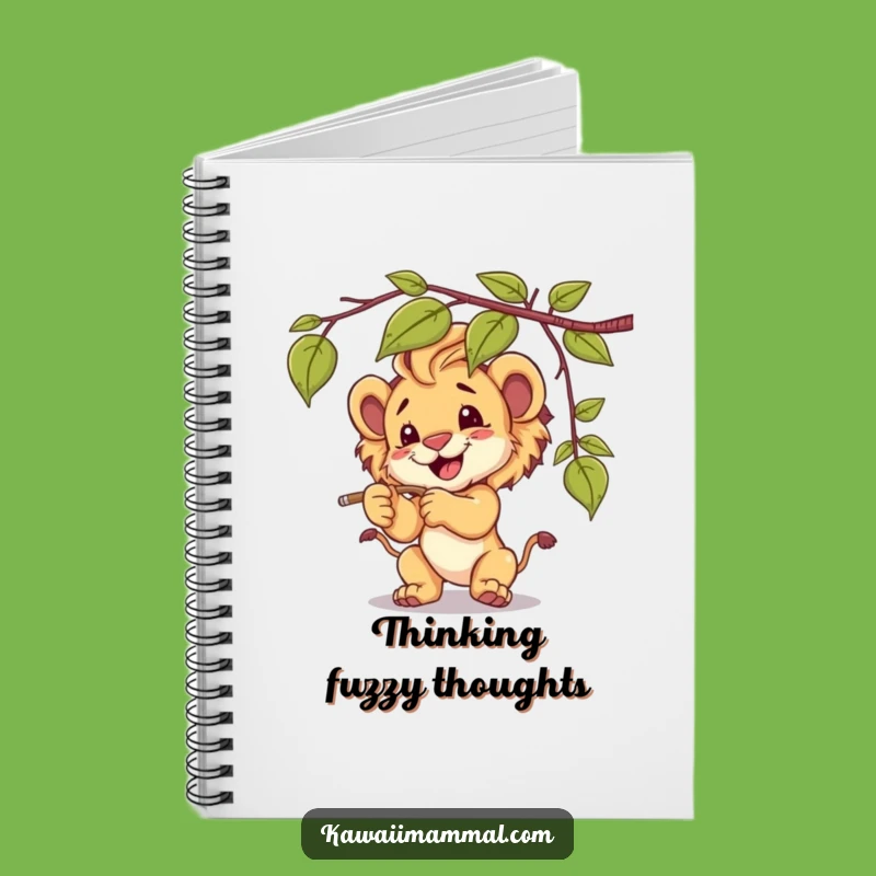 Funny Lion Cub Notebook, Cute Journal, Perfect for Playful Notes