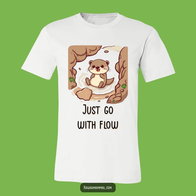 Funny Otter Sliding Mud Tee A Hilarious Outfit For Aquatic Fun