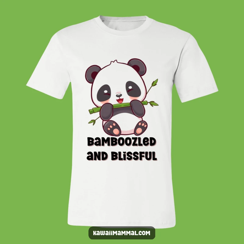 Funny Panda T-Shirt: Kawaii Bamboo Muncher, Hilarious Comfort Gift for Relaxed Vibes
