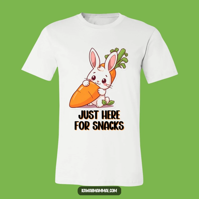 Funny Rabbit Carrot Tee: Show Off Your Veggie Love with Humor